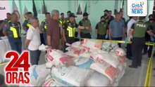 Hinihinalang shabu na nasabat sa sumadsad na speedboat, umabot na sa 900kg | 24 Oras