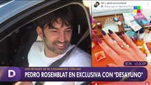 Pedro Rosemblat confirmó cuándo se casa con Lali Espósito y dio un inesperado dato de los invitados