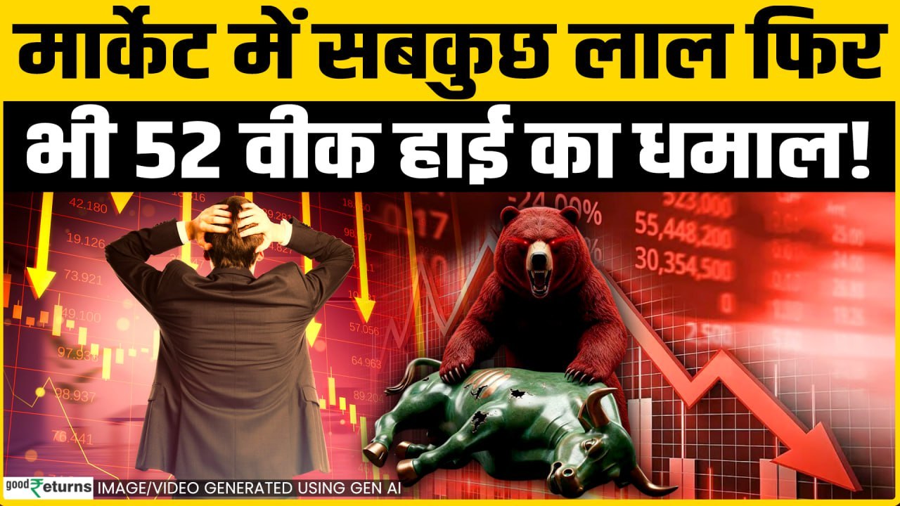 Stock Market Crash: Share Market में भारी गिरावट के बीच 52-Week High पर पहुंचे ये शेयर!