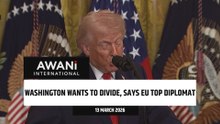 Washington wants to divide, says EU top diplomat