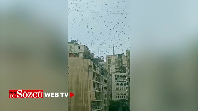 İsrail ordusu Lübnan'da broşür yağdırdı