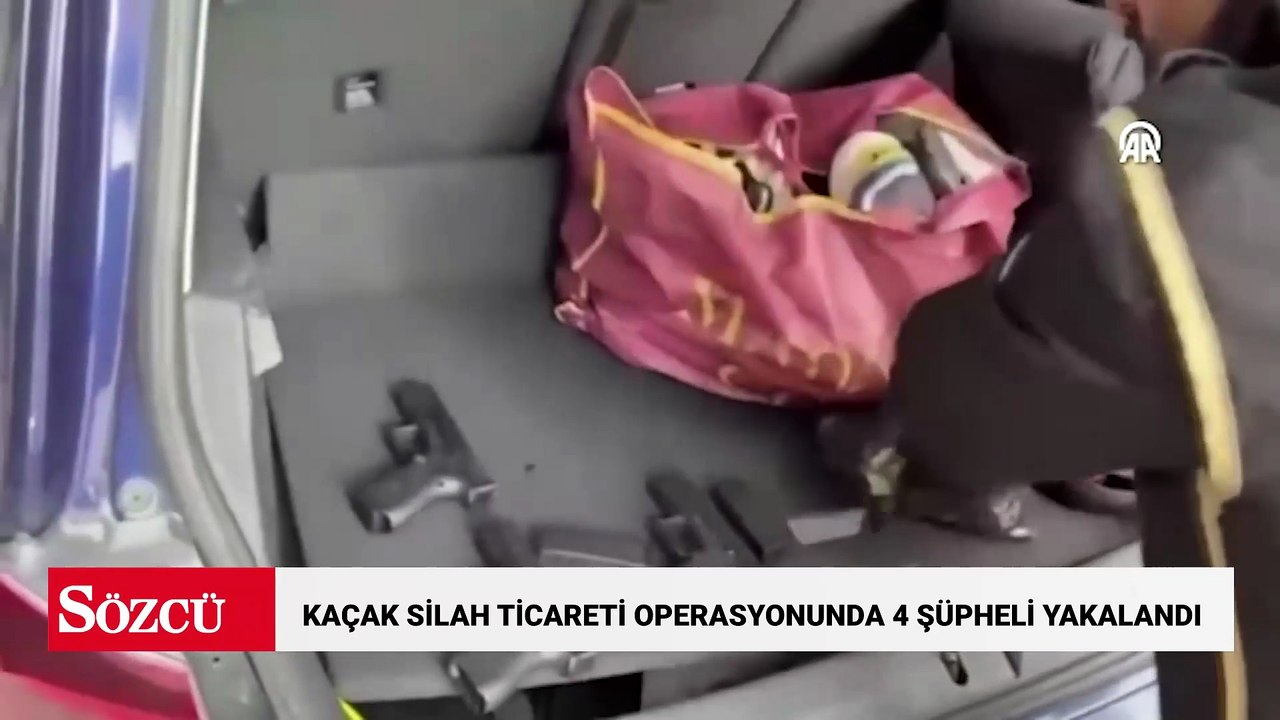 İstanbul'da kaçak silah ticareti operasyonunda 4 şüpheli yakalandı