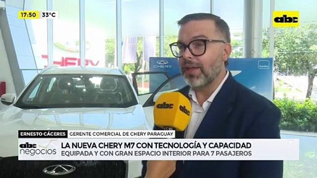 ABC Negocios: Presentan la nueva Chery M7 con tecnología y capacidad