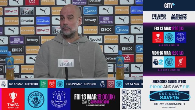PEP GUARDIOLA, full press conference ahead of Manchester City - West Ham