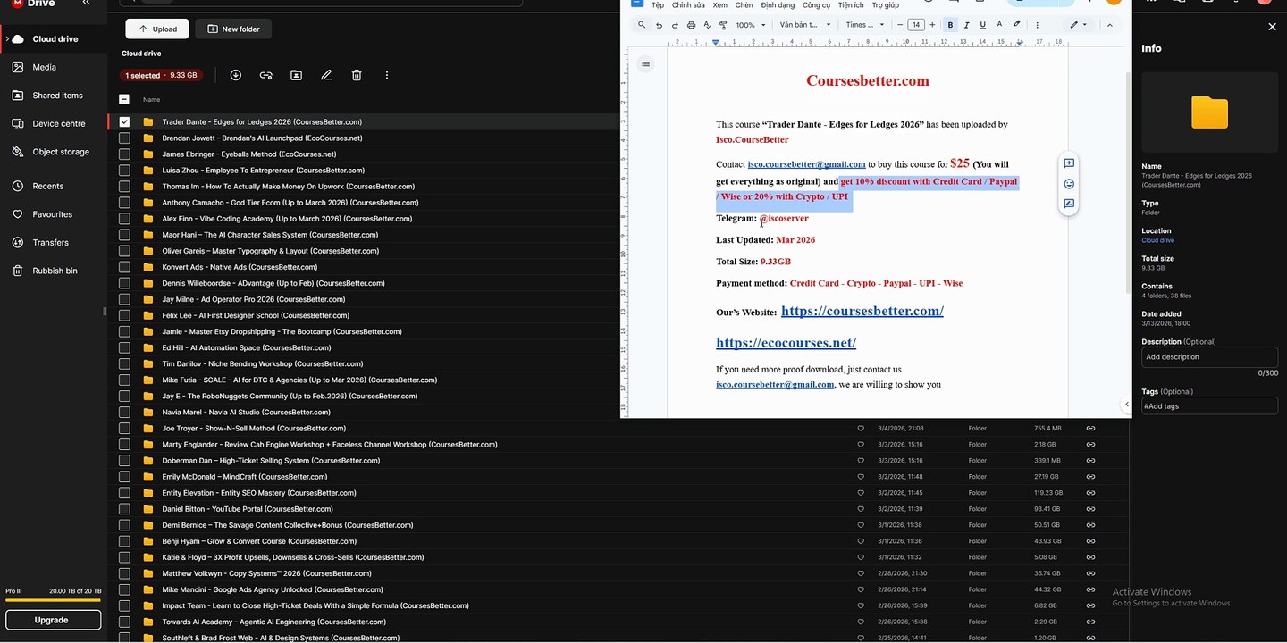 [CoursesBetter.com] Trader Dante – Edges for Ledges 2026