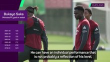 Arteta defends 'incredible' Saka amid lower output