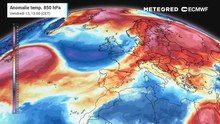 Anomalies des températures en Europe