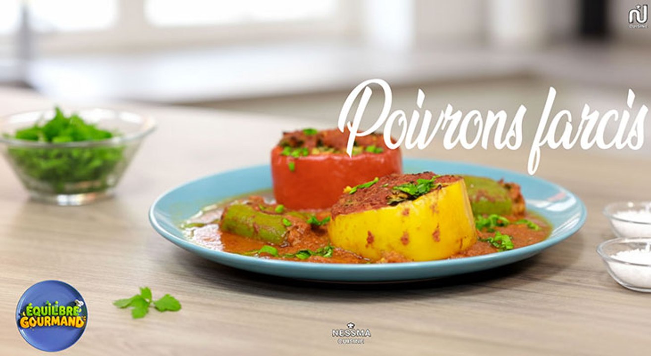 Poivrons farcis healthy - Equilibre Gourmand - EP10