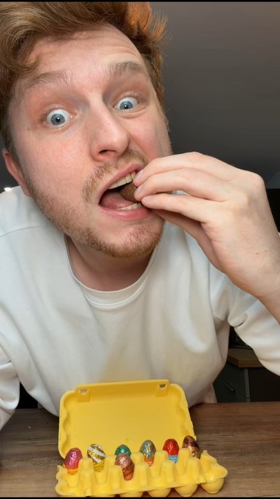 Tous les œufs de Pâques de chez HEMA 😱✨ on en a tout pour tous les goûts : des œufs au wasabi, praliné, amandes, beurre de cacahuète, brownies, pistache, amandes, café glacé, pâte à cookies, quatre-quarts, caramel