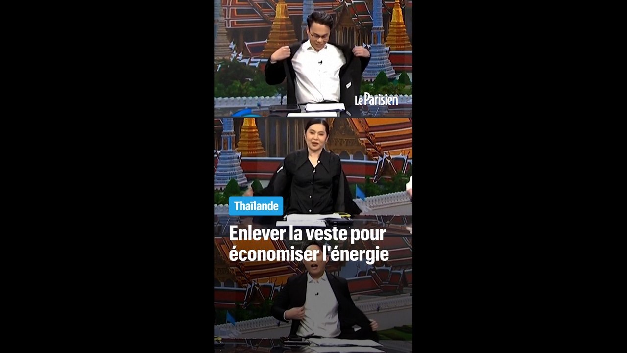 À la TV thaïlandaise, la veste saute pour économiser l’énergie
