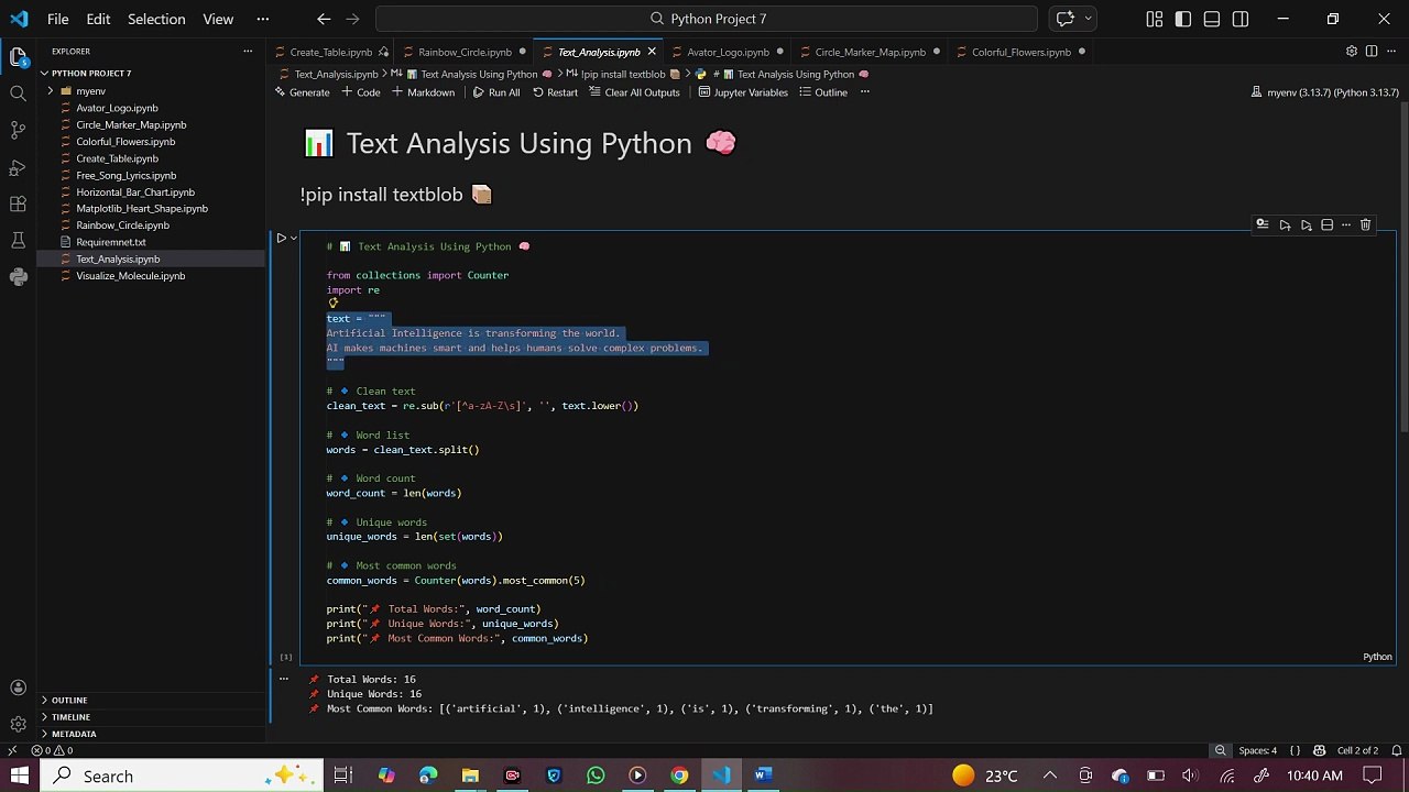 Text Analysis Using Python _ Beginner's Guide with Examples - video ...
