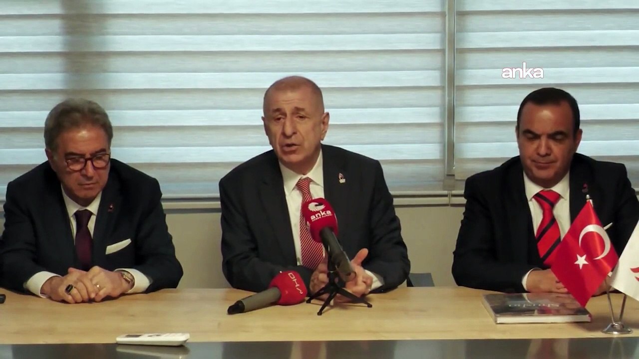 Zafer Partisi Başkanı Özdağ İzmir'deydi: Türkiye'yi savaşa sürüklemek istiyorlar