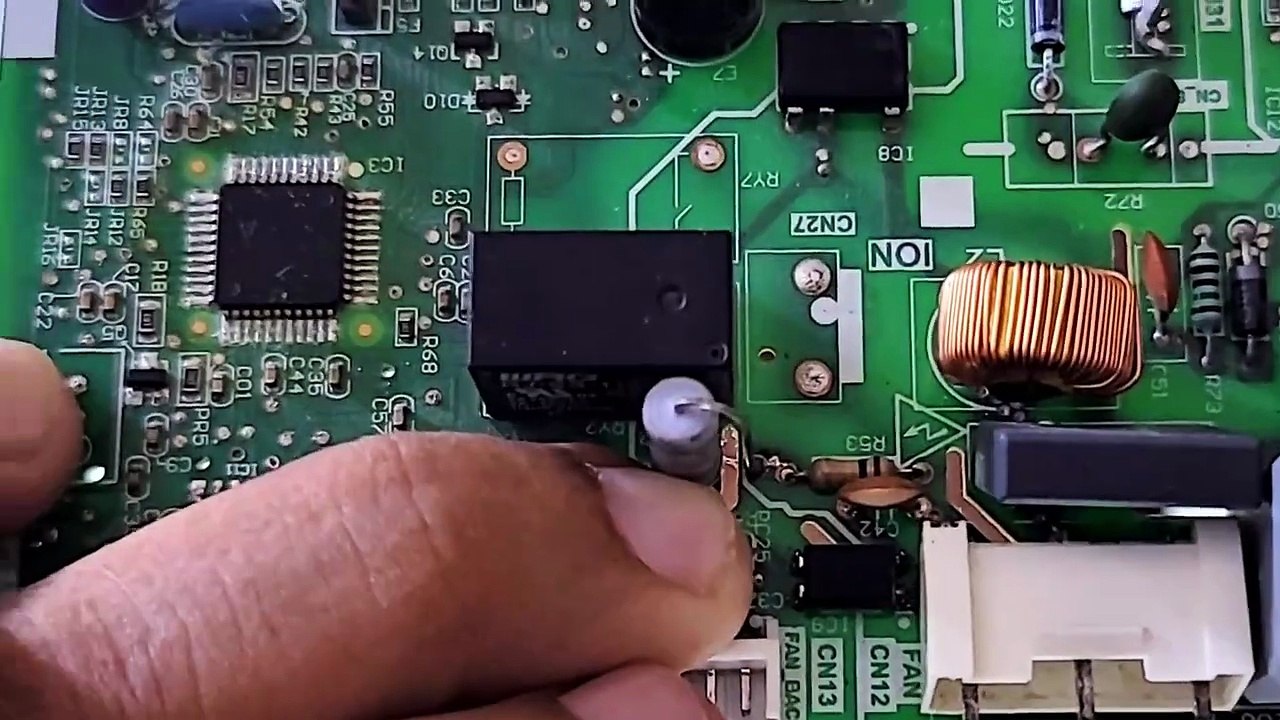 Zero crossing circuit in ac pcb board AC PCB Training | Zero Crossing section Dc inverter ac Babar