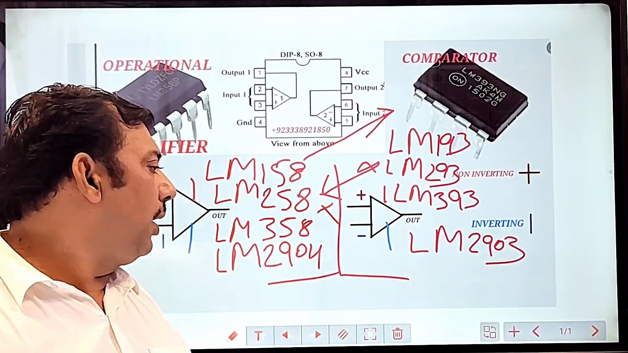 #1151 Dc inverter ac pcb operational Amplifier comparator IC op - amp LM158 258 358 2904 2903 193 293 393 - Babar Electronics HVACR (720p, h264, youtube)