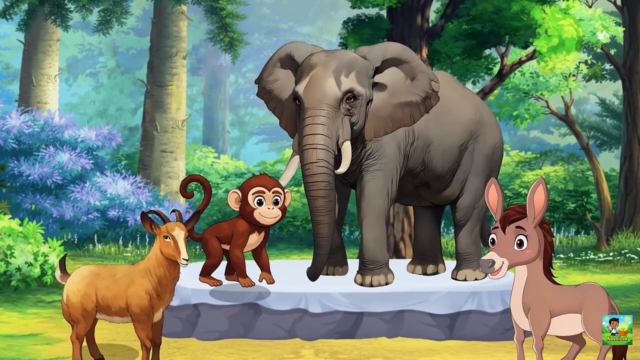 हाथी और खरगोश _ Elephant And Rabbit _ Panchatantra Hindi Kahaniya _ Neetilok