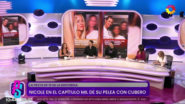 Nicole Neumann descubrió una dolorosa actitud de su hija Allegra en medio de la pelea con Fabián Cubero