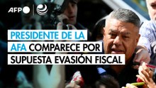Presidente de la AFA comparece en una causa por supuesta evasión fiscal