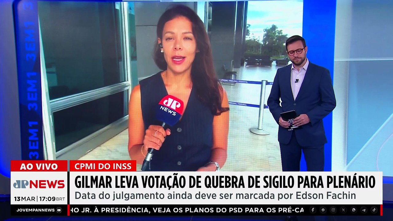 CPMI DO INSS: Gilmar Mendes leva votação de quebra de sigilo de Lulinha para Plenário físico