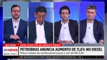 Petrobras anuncia aumento de 11,6% no diesel após conflito no Oriente Médio