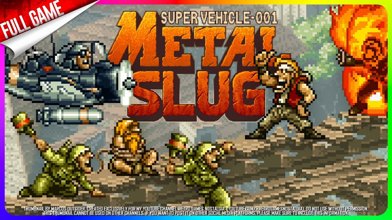 Metal Slug: Super Vehicle-001 [Blood Enabled] (Arcade) Longplay