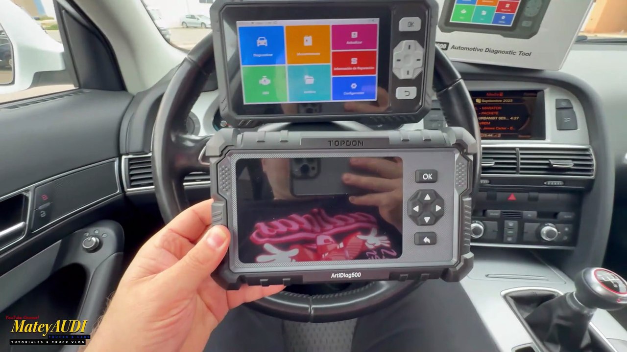 KINGBOLEN S608 vs Topdon Artidiag 500: Diagnóstico Completo en Audi  #kingbolen #KINGBOLENS608