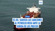 EE.UU. amplía exención al petróleo ruso a todos los compradores para contener precios