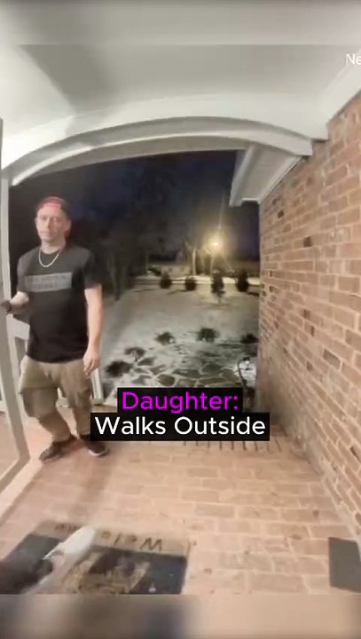 Family Slip and Slide on Black Ice