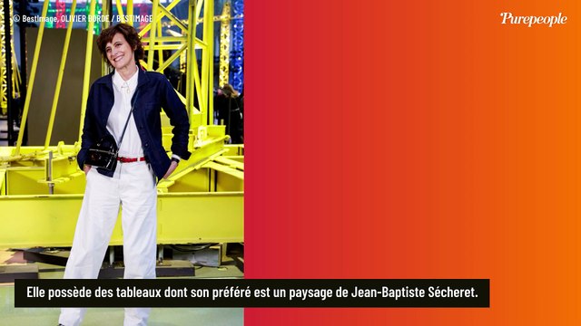 Inès de la Fressange habite dans un appartement du 14e arrondissement de Paris, il a appartenu à un célèbre artiste : J'ai gardé certains meubles d'origine