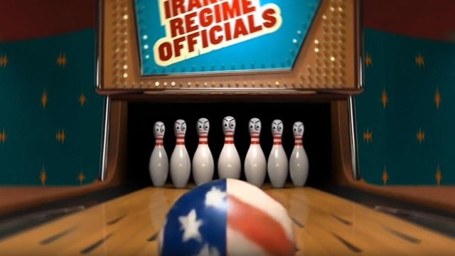 La guerra contro l'Iran come una partita di bowling: e gli iraniani diventano birilli abbattuti