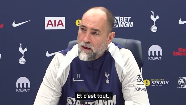 Tottenham - Tudor : "Kinsky rejouera cette saison, c'est certain"