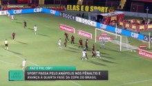 Sport passa pelo Anápolis nos pênaltis e avança à quarta fase da Copa do Brasil