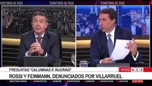 Feinmann y Rossi reaccionaron a la denuncia de Villarruel