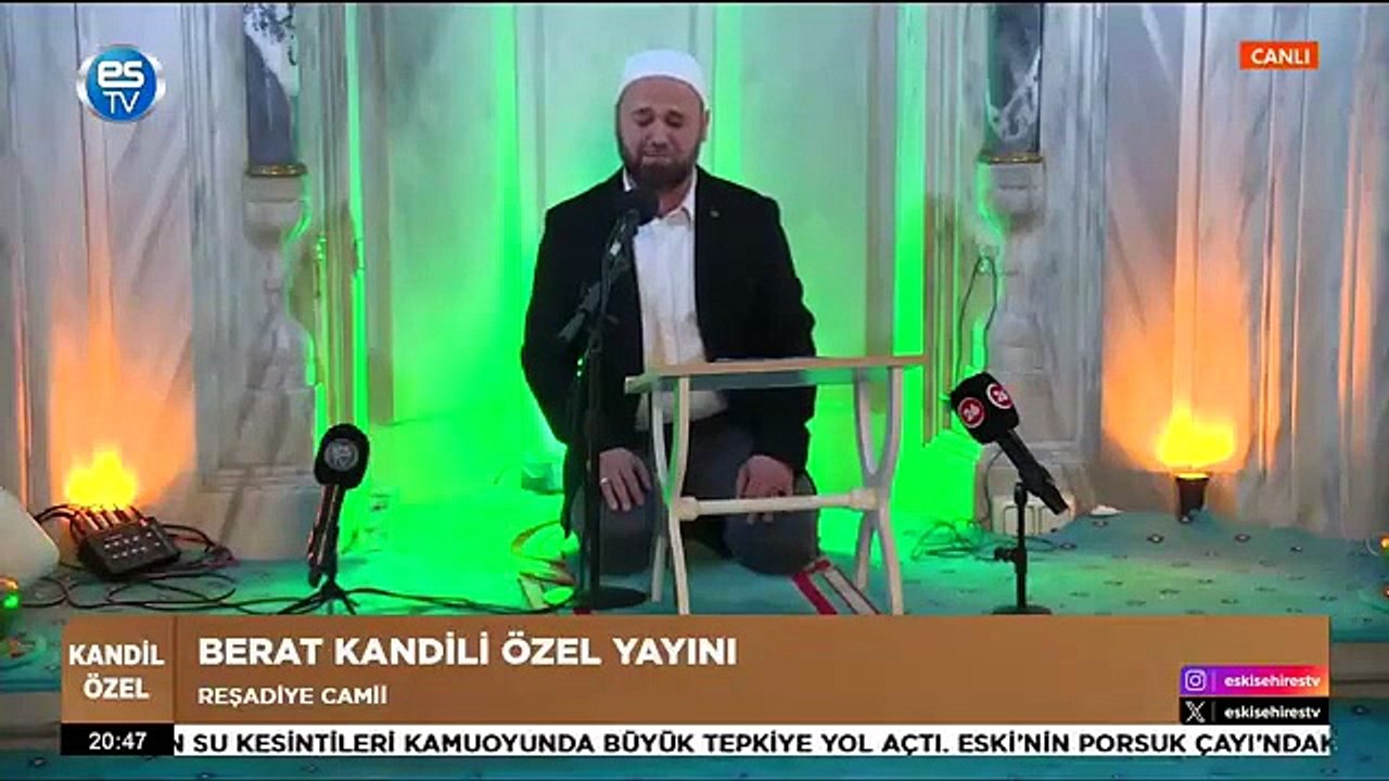 Berat Kandili | Eskişehir | Reşadiye Camii (02 Şubat 2026)