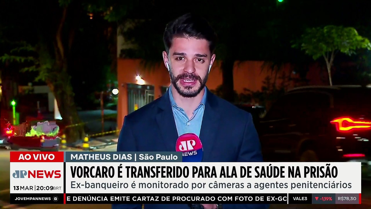 Daniel Vorcaro é transferido para ala de saúde em presídio federal; Vilela analisa