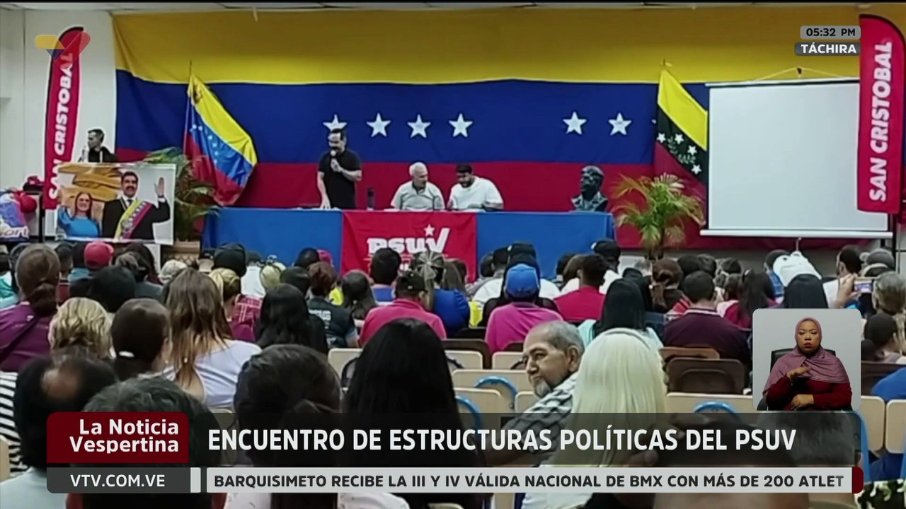 Realizan encuentro con estructuras del PSUV Táchira para el fortalecimiento del partido