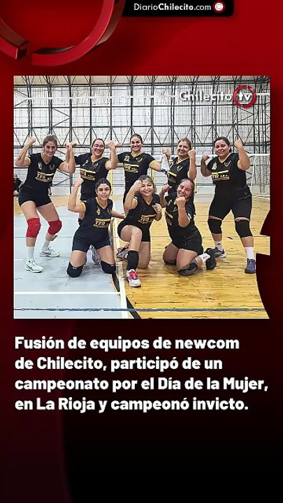 Fusión de equipos de newcom de Chilecito, participó de un campeonato por el Día de la Mujer, en La Rioja y campeonó invicto.
