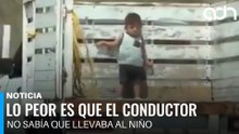 Lo más peligroso es que ni sabían que llevaban al niño ahí
