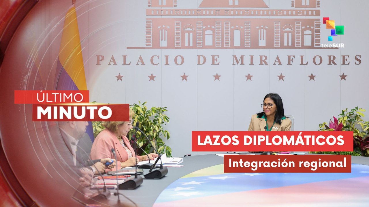 Pdta. (E) Delcy Rodríguez lideró reunión Venezuela-Colombia en Miraflores