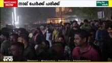 വെടിക്കെട്ടിനിടെ അപകടം ;  4 പേർക്ക് പരിക്ക്