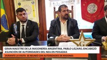 Gran maestre de la Masonería Argentina encabezó asunción de autoridades del NEA en Posada