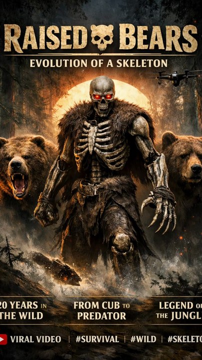 What If You Were Raised by Bears? #skeleton