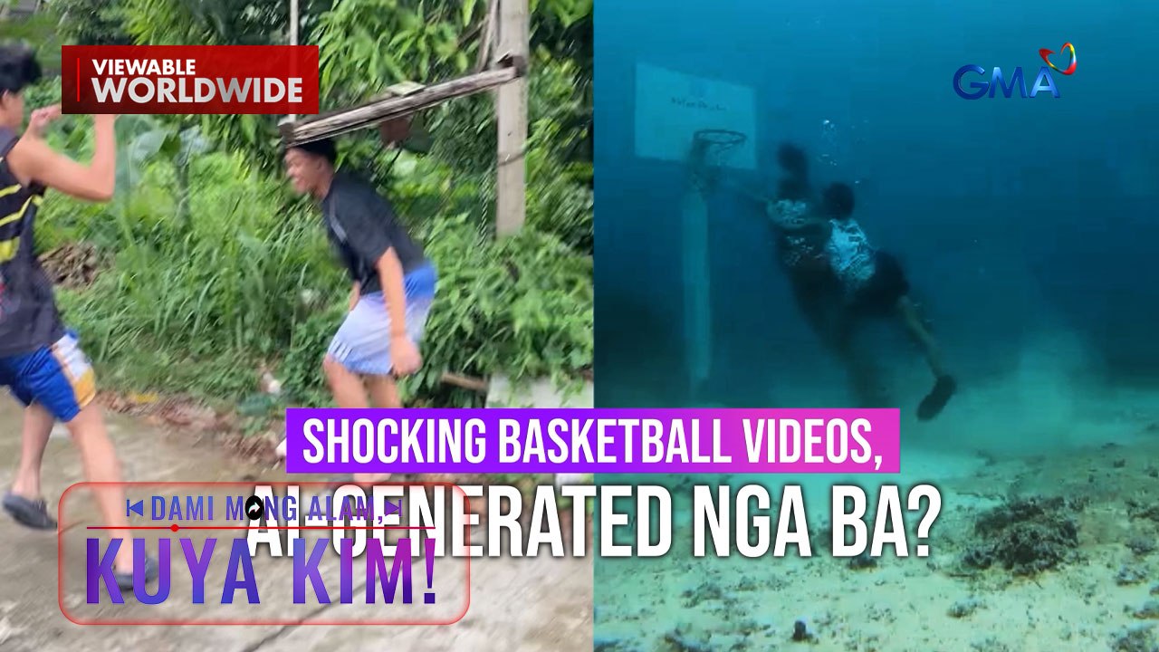 Mga lalaki, naglaro ng basketball sa ilalim ng dagat?! | Dami Mong Alam, Kuya Kim!
