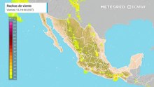 Drásticos cambios meteorológicos en México con tormentas, viento y descenso térmico próximo lunes 16 de marzo