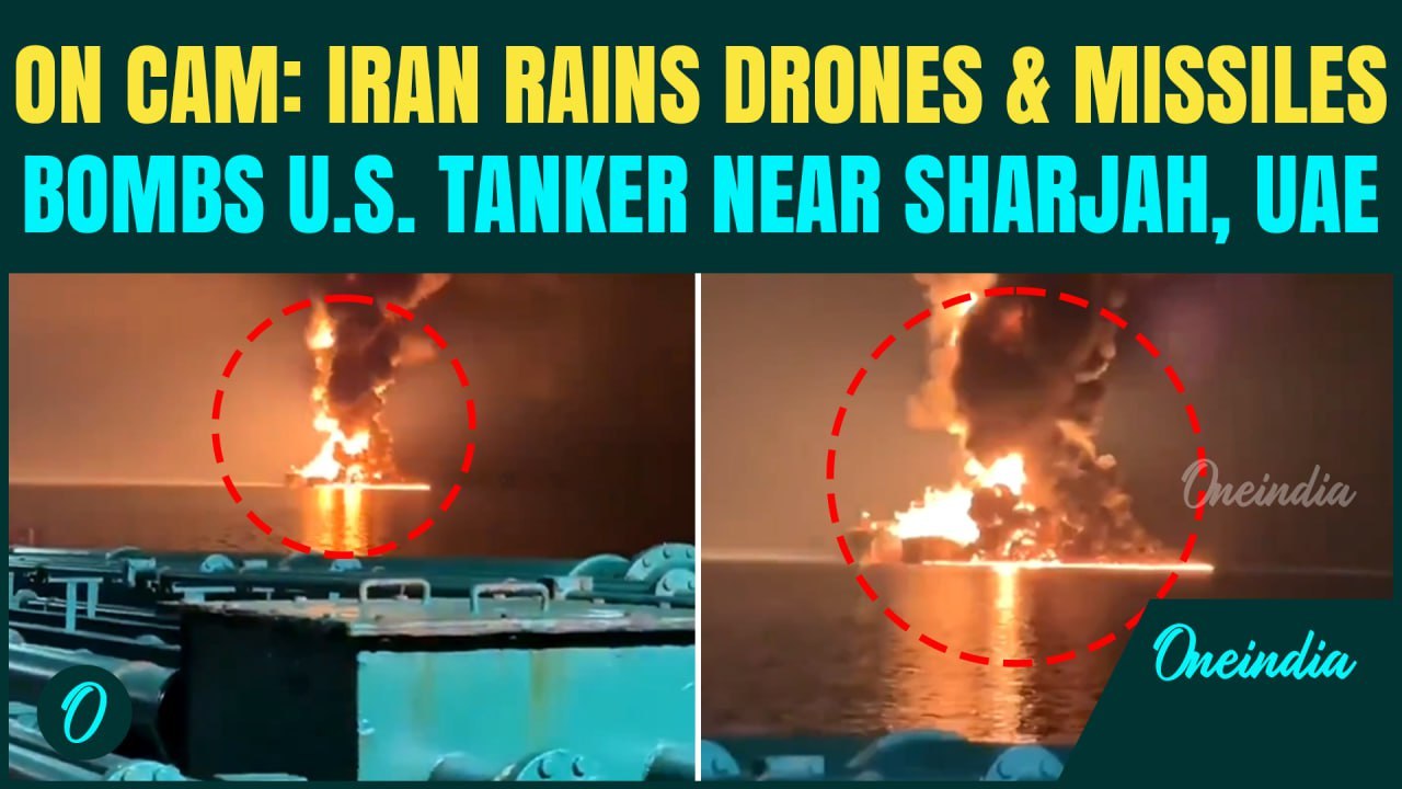 Iran BOMBS U.S Oil Tanker in UAE BREAKING: US Tanker IN FLAMES Near Sharjah After Iran Drone ATTACK