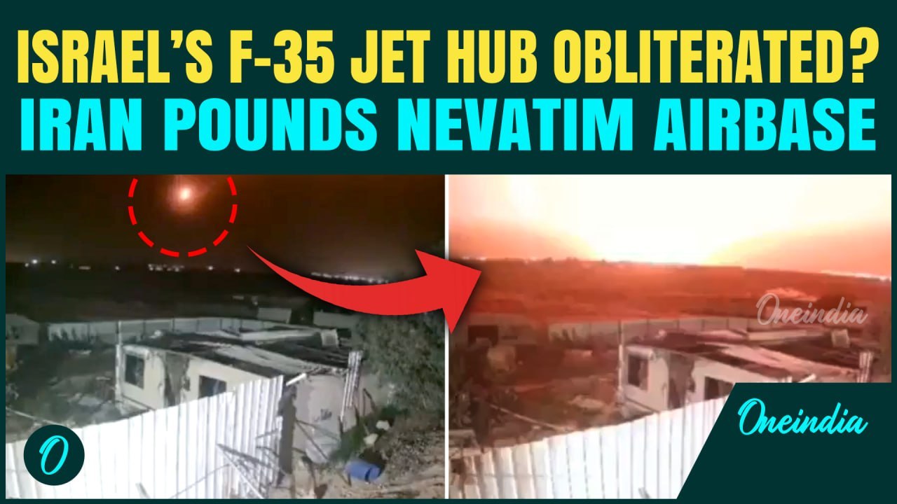 Iran BOMBS Israel’s Nevatim Air Base BREAKING: Israel’s F-35 Base POUNDED With Ballistic Missiles