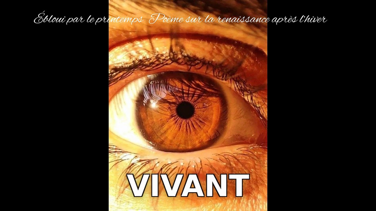 Ébloui par le printemps  Poème sur la renaissance après l’hiver