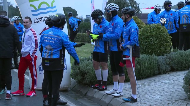 2026 Çanakkale Şehitleri Saygı Bisiklet Turu başladı | Ajansspor | AA