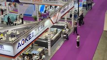 China south printing exhibition---AOKE box sample maker cutting machine