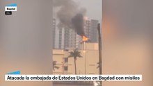 Los momentos posteriores al ataque de la embajada de EEUU en Bagdad