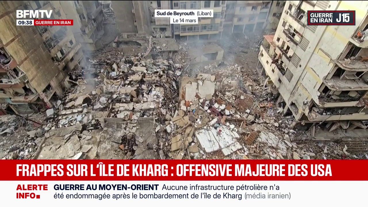 Guerre au Moyen-Orient: des images de ruines après des frappes israéliennes sur la banlieue sud de Beyrouth